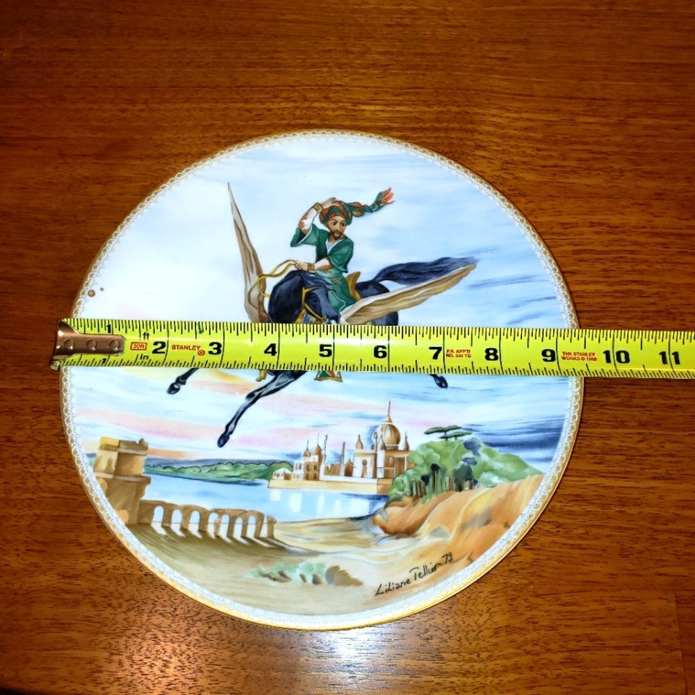 Limoges Signed Collector Plate - Picture 3 of 8